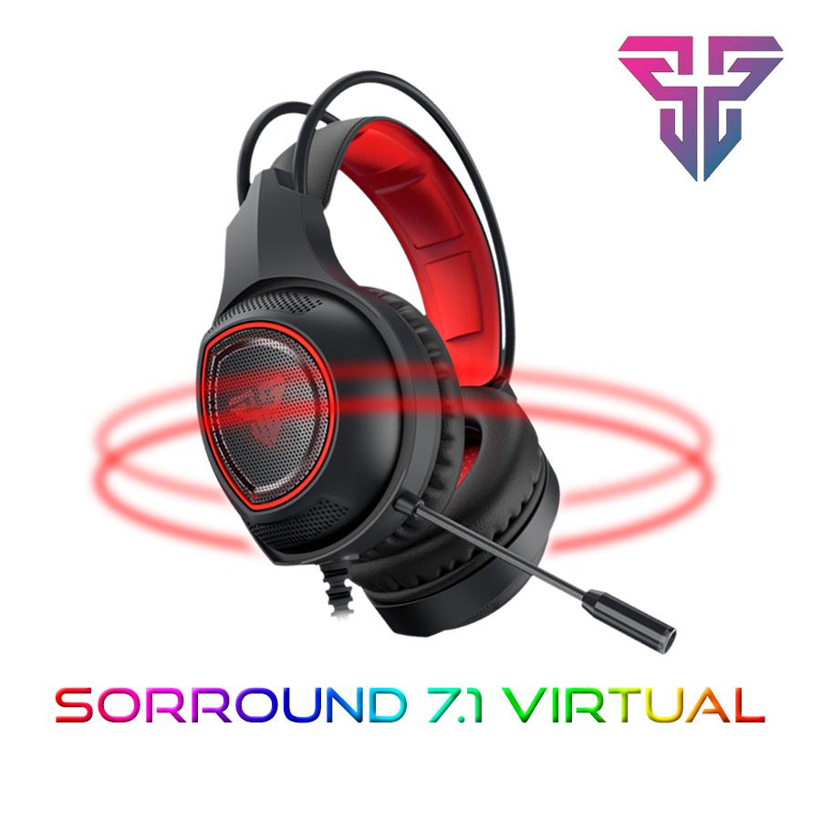 Headset Gamer Fantech Sniper HG16 - Som Surround 7.1, RGB e Microfone com Cancelamento de Ruído