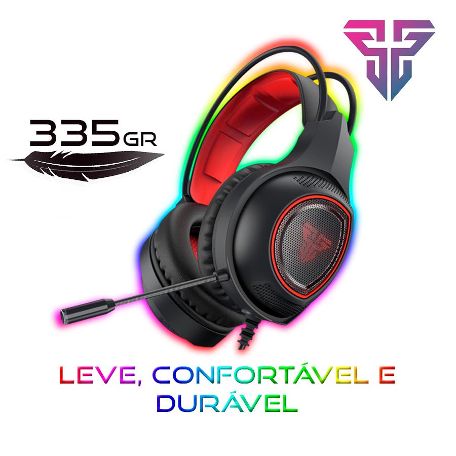 Headset Gamer Fantech Sniper HG16 - Som Surround 7.1, RGB e Microfone com Cancelamento de Ruído