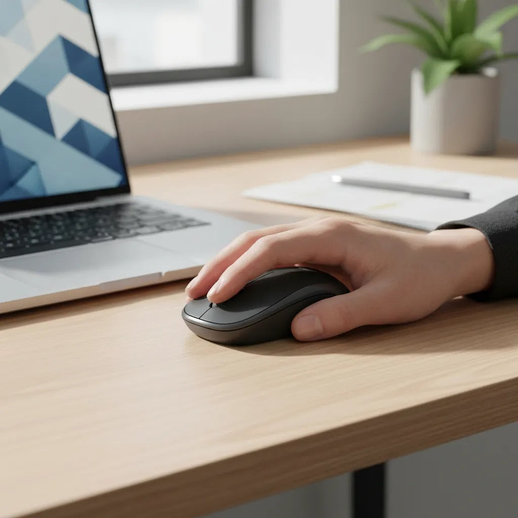 Mouse Sem Fio Logitech M220 Silent - Silencioso, Ambidestro, 18 Meses de Bateria